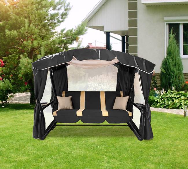 Качели садовые "ТОРОНТО", графит