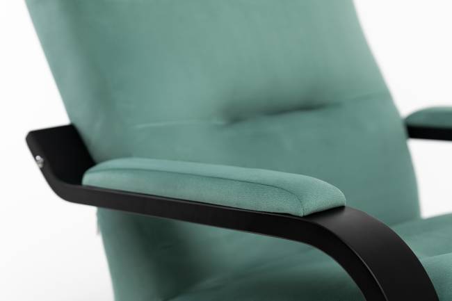 Кресло Leset Оскар Венге V43 зелёный Кресло Leset Оскар Венге V43 зелёный