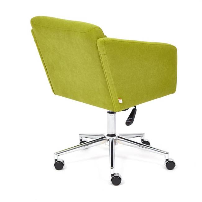 Кресло MILAN хром флок , олива, 23 Кресло MILAN хром флок , олива, 23