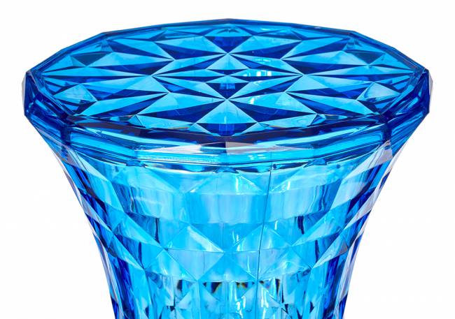 Стул-пуф Stone прозрачный синий Стул-пуф Stone прозрачный синий