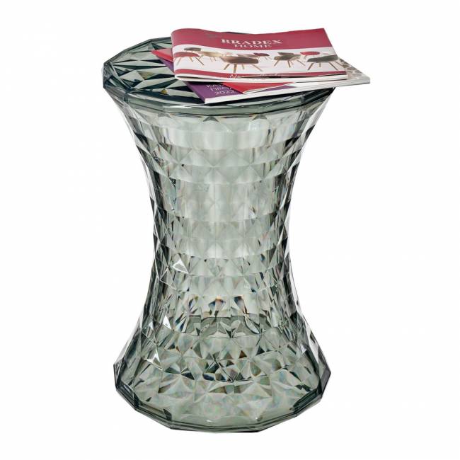 Стул-пуф Stone прозрачный синий Стул-пуф Stone прозрачный синий