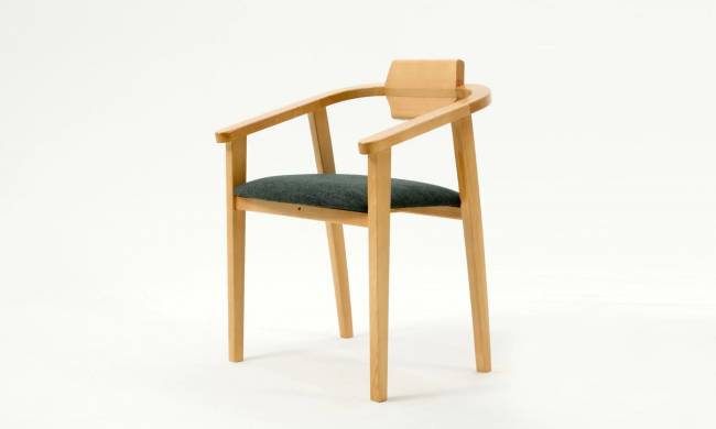 Стул-кресло Челси ПМ натур/зелёный