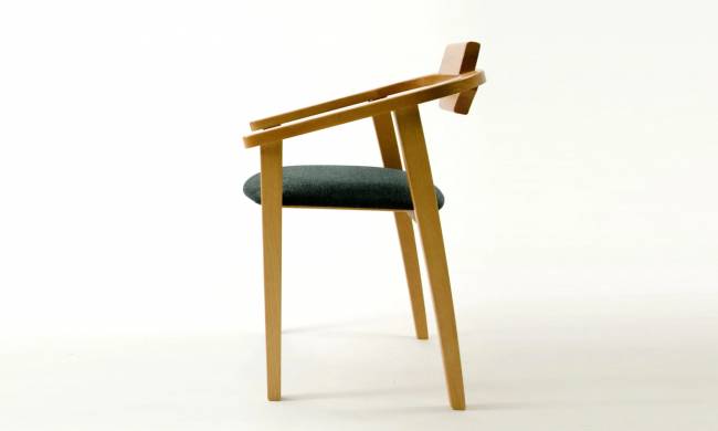 Стул-кресло Челси ПМ натур/зелёный