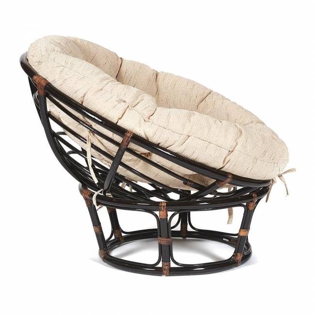 Кресло PAPASAN/ПАПАСАН 23/01 W /с подушкой/ диаметр подушки 129 см, 115х101х104 см, Antique brown (античный черно-коричневый), ткань Старт Antique brown (античный черно-коричневый) Кресло PAPASAN/ПАПАСАН 23/01 W /с подушкой/ диаметр подушки 129 см, 115х101х104 см, Antique brown (античный черно-коричневый), ткань Старт Antique brown (античный черно-коричневый)