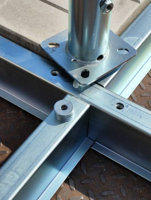 База утяжелительная для зонта BQ8080ZS стальной 850х850 мм База утяжелительная для зонта BQ8080ZS стальной 850х850 мм