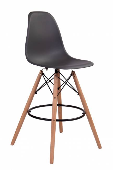 Стул Eames барный, темно-серый Стул Eames барный, темно-серый
