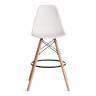 Стул барный Cindy Bar Chair (mod. 80-1) / 1 шт. в упаковке дерево бук/металл/пластик, 50 х 51 х 109 см, White (Белый) 70029/ натуральный белый