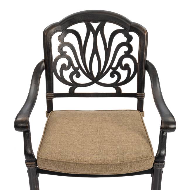 Комплект Secret de Maison Quartet/Квартет (стол+4 стула) алюминиевый сплав, бронзовый (Комплект из 4 шт.) бронза/bronze алюминиевый сплав Комплект Secret de Maison Quartet/Квартет (стол+4 стула) алюминиевый сплав, бронзовый (Комплект из 4 шт.) бронза/bronze алюминиевый сплав