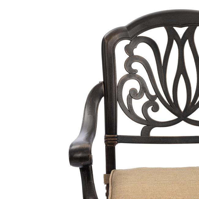 Комплект Secret de Maison Quartet/Квартет (стол+4 стула) алюминиевый сплав, бронзовый (Комплект из 4 шт.) бронза/bronze алюминиевый сплав Комплект Secret de Maison Quartet/Квартет (стол+4 стула) алюминиевый сплав, бронзовый (Комплект из 4 шт.) бронза/bronze алюминиевый сплав