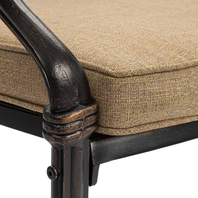 Комплект Secret de Maison Quartet/Квартет (стол+4 стула) алюминиевый сплав, бронзовый (Комплект из 4 шт.) бронза/bronze алюминиевый сплав Комплект Secret de Maison Quartet/Квартет (стол+4 стула) алюминиевый сплав, бронзовый (Комплект из 4 шт.) бронза/bronze алюминиевый сплав