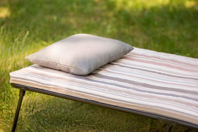 Кровать-тумба Отдых, чёрный, полоска Кровать-тумба Отдых, чёрный, полоска