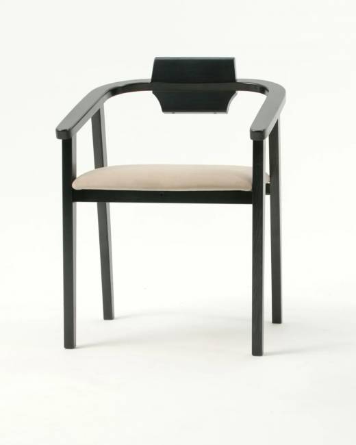 Стул-кресло Челси ПМ чёрный/бежевый