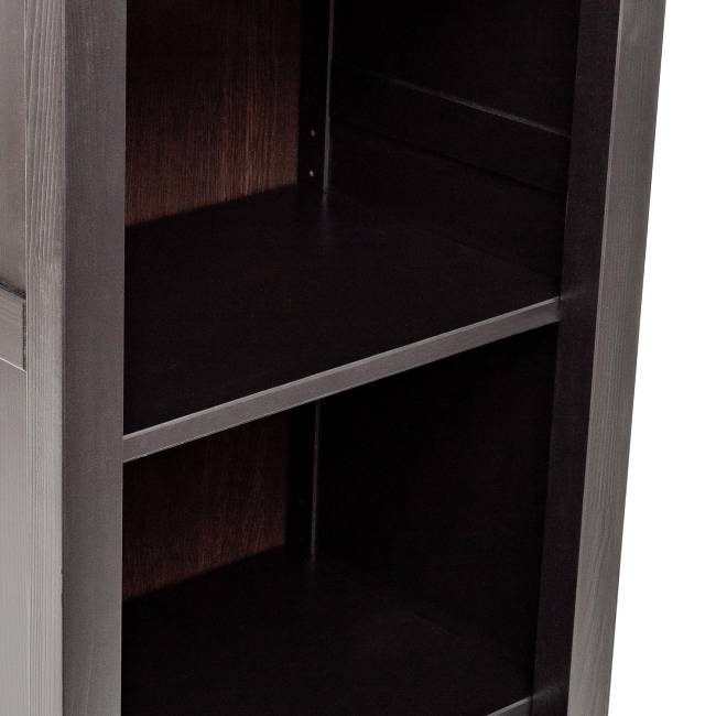 Leset Стеллаж "Мира" 490 (Стеллаж 490) Чёрный Leset Стеллаж "Мира" 490 (Стеллаж 490) Чёрный