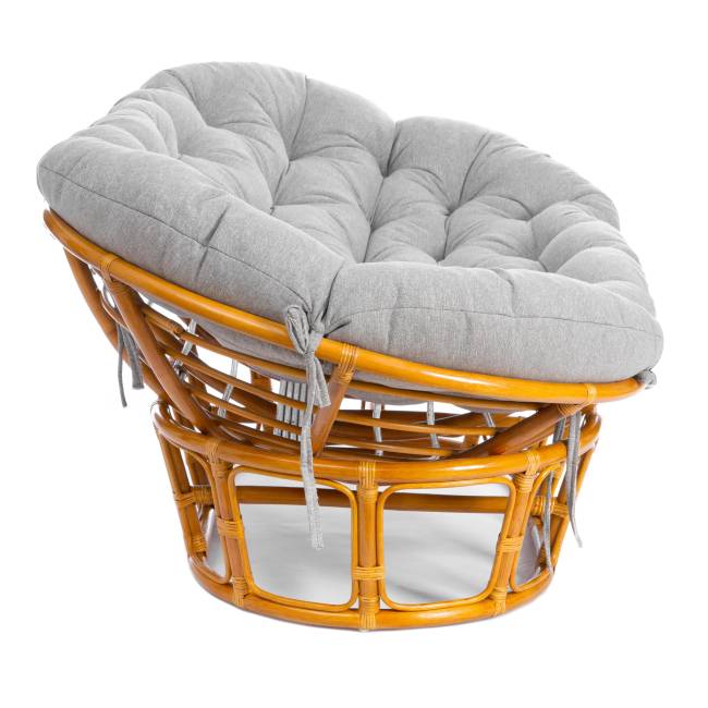 Диван MAMASAN/МАМАСАН 23/02 W /с подушкой/ 169х102х80см, пекан орех, матрац 182х119см, ткань серо-бежевая 3м 16/2 Pecan (орех)