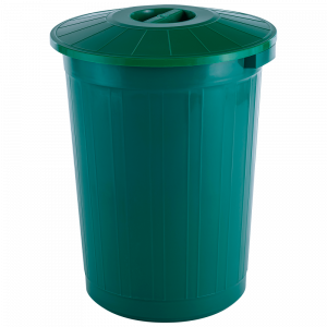 Бак круглый с крышкой 60л. зеленый