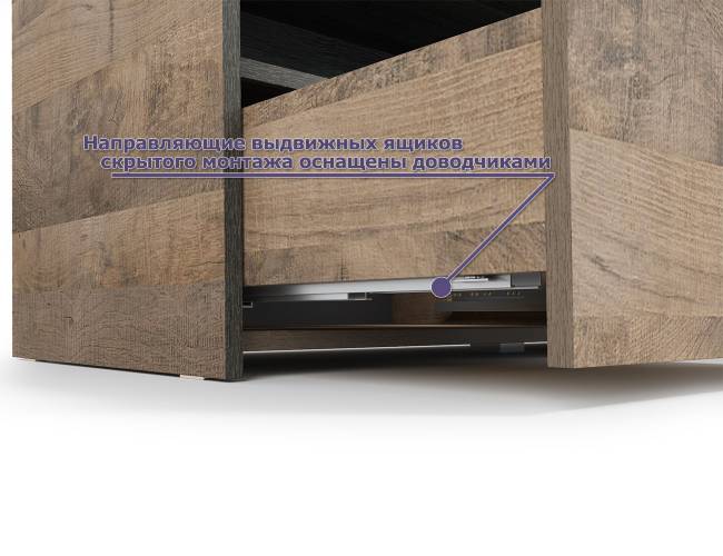 Два комода с одним ящиком и дверкой и ТВ-тумба Трувор цвет дуб гранж песочный/интра Два комода с одним ящиком и дверкой и ТВ-тумба Трувор цвет дуб гранж песочный/интра