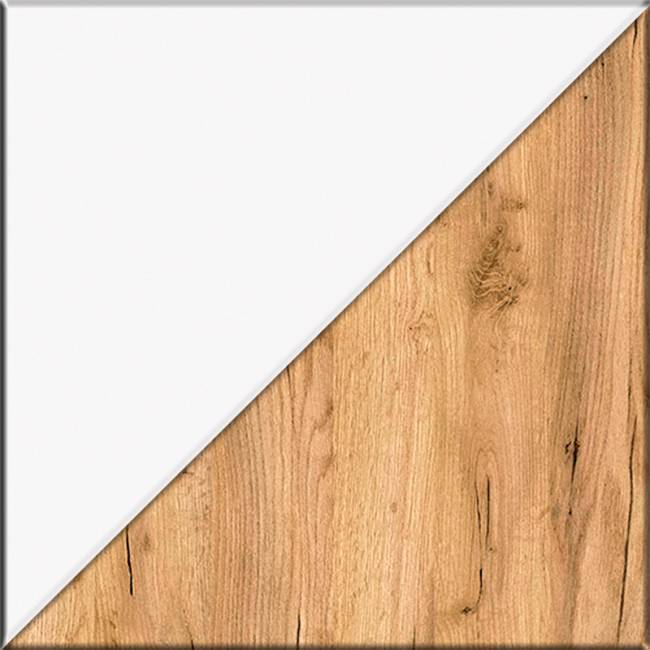 Два пенала в прихожую и тумба с вешалкой Остин цвет белый шагрень/дуб крафт золотой