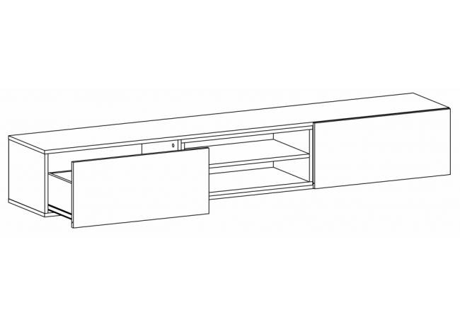 Лонгфорд белый / бетон светлый