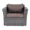 "Капучино" кресло из искусственного ротанга, цвет графит "Капучино" кресло из искусственного ротанга, цвет графит
