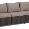 Диван Калифорния 3-х местный (California 3 Sofa), коричневый
