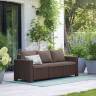 Диван Калифорния 3-х местный (California 3 Sofa), коричневый