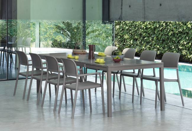 Стол пластиковый раздвижной Rio 210 Extensibile тортора 2100-2800х1000х760 мм Стол пластиковый раздвижной Rio 210 Extensibile тортора 2100-2800х1000х760 мм