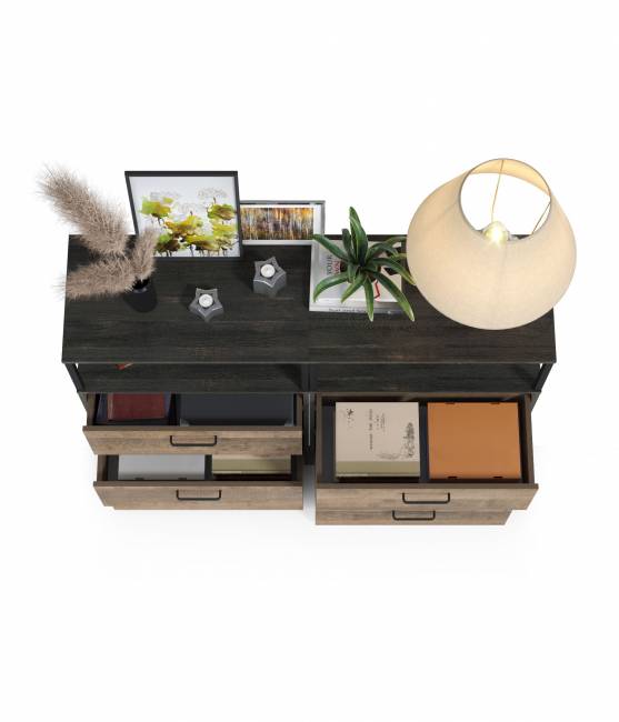 Два комода с ящиками Трувор цвет дуб гранж песочный/интра