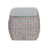 "Кальяри" кофейный столик из искусственного ротанга (гиацинт), цвет серый "Кальяри" кофейный столик из искусственного ротанга (гиацинт), цвет серый
