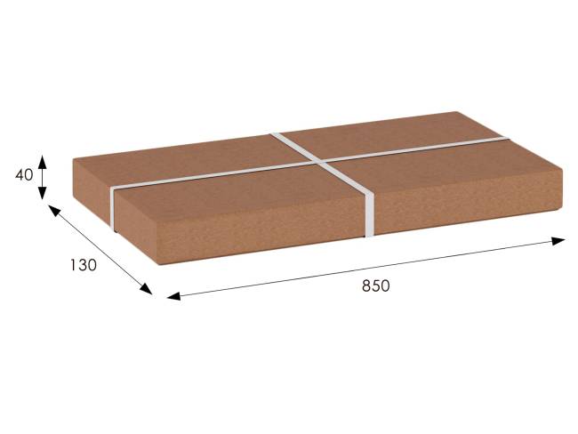 Вешалка настенная Фабио венге/металлик Вешалка настенная Фабио венге/металлик