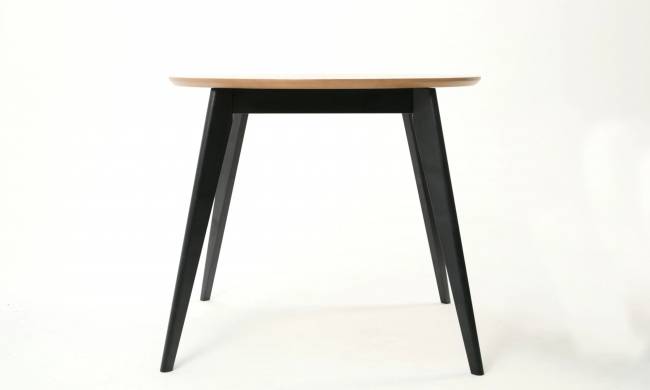 Стол Сканди К 100 чёрное дерево/натур