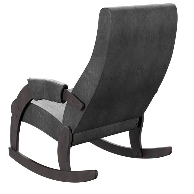 Кресло-качалка Каула М экокожа Дунди 109, каркас венге