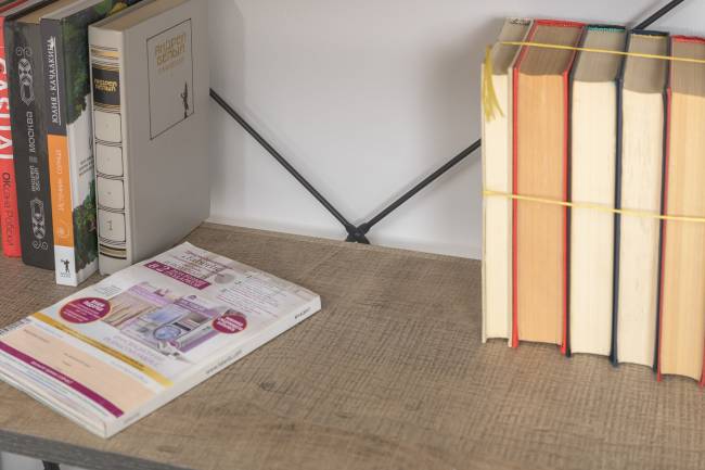 Стеллаж открытый с ТВ-тумбой и двумя комодами с тремя ящиками Трувор № 98 цвет дуб гранж песочный/интра Стеллаж открытый с ТВ-тумбой и двумя комодами с тремя ящиками Трувор № 98 цвет дуб гранж песочный/интра