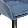 Стул с подлокотниками Leset Слим, каркас Черный, велюр Синий Синий Черный Стул с подлокотниками Leset Слим, каркас Черный, велюр Синий Синий Черный