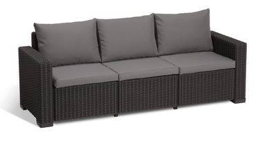 Диван Калифорния 3-х местный (California 3 Sofa), графит