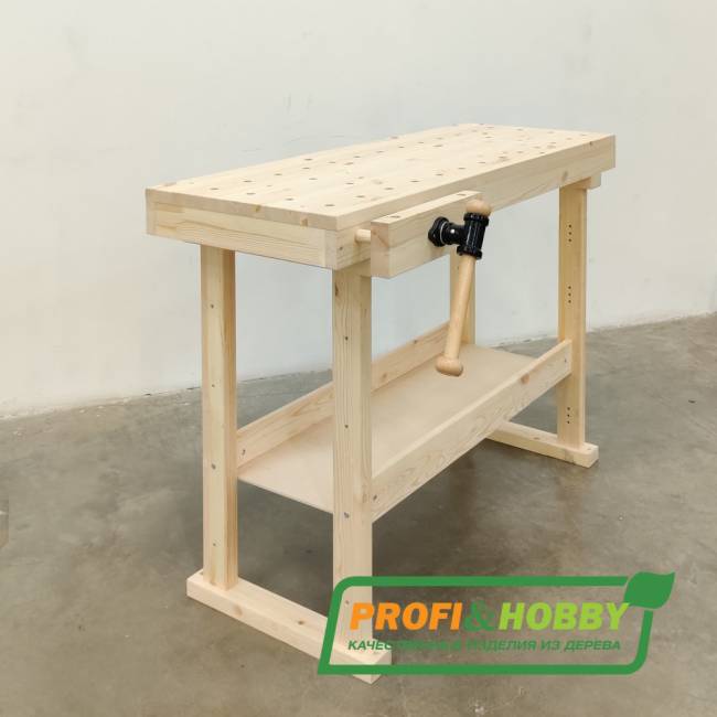 Верстак деревянный "Школьный", сосна
