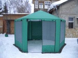 Шатер Митек ПИКНИК 6-граней со стенками (2 места)