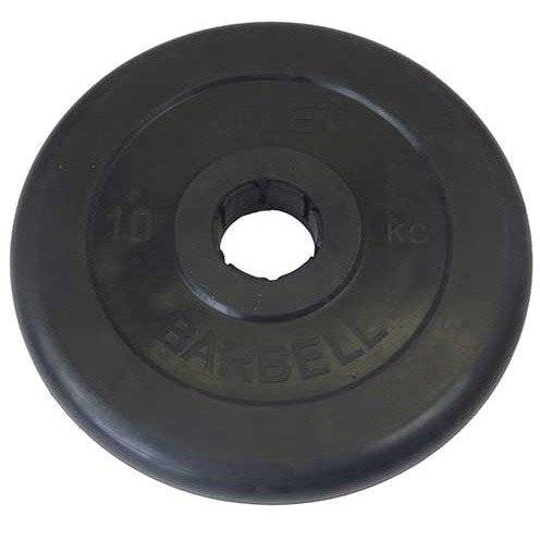 Диск обрезиненный черный MB ATLET d-51 10 кг Диск обрезиненный черный MB ATLET d-51 10 кг