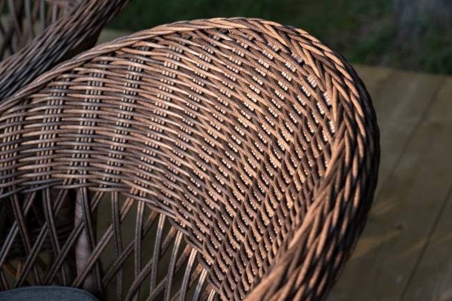 "Эспрессо - 150 S" обеденная группа плетеная, цвет коричневый