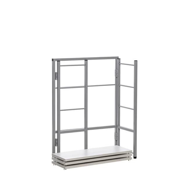 Стеллаж раскладной Leset Пако 800 Серый Стеллаж раскладной Leset Пако 800 Серый