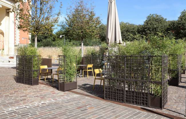 Кашпо пластиковое модульное Sipario 2 кактус 703х350х1406 мм Кашпо пластиковое модульное Sipario 2 кактус 703х350х1406 мм