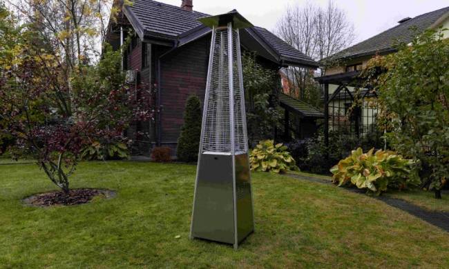 Уличный газовый обогреватель EVA из нержавеющей стали