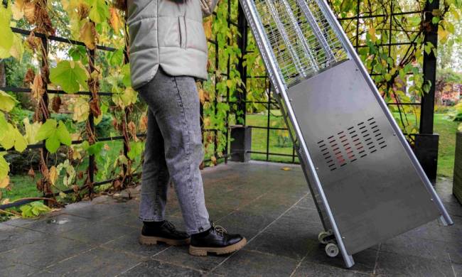 Уличный газовый обогреватель EVA из нержавеющей стали