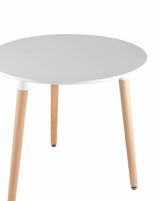 Стол Eames DST круглый белый Стол Eames DST круглый белый