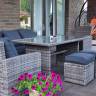 ZORRO PLUS серый комплект мебели из искусственного ротанга ZORRO PLUS серый комплект мебели из искусственного ротанга