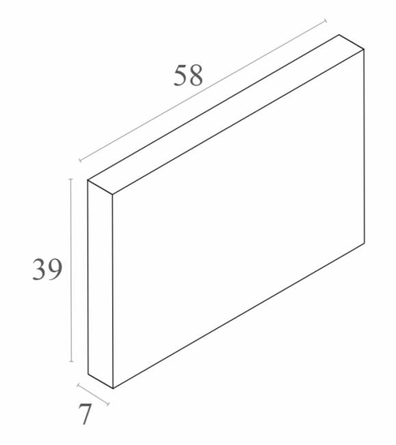 Подушка на спинку Monaco Backrest Cushion бежевый 590х390х70 мм Подушка на спинку Monaco Backrest Cushion бежевый 590х390х70 мм