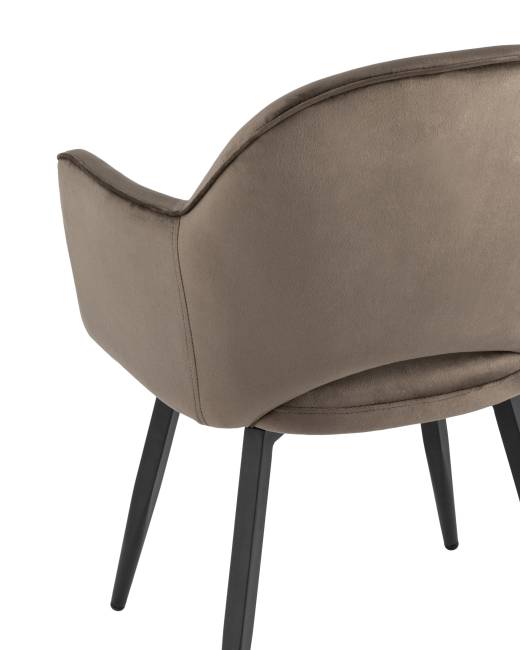 Стул Венера вращающийся велюр коричневый 2 шт Стул Венера вращающийся велюр коричневый 2 шт