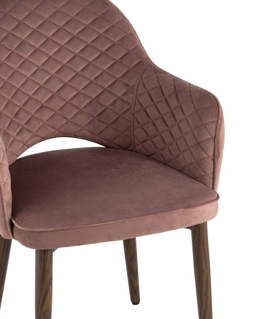 Стул Венера диамант велюр пыльно-розовый 2 шт Стул Венера диамант велюр пыльно-розовый 2 шт