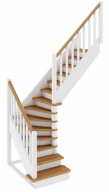 Деревянная лестница ЛС-225м под покраску