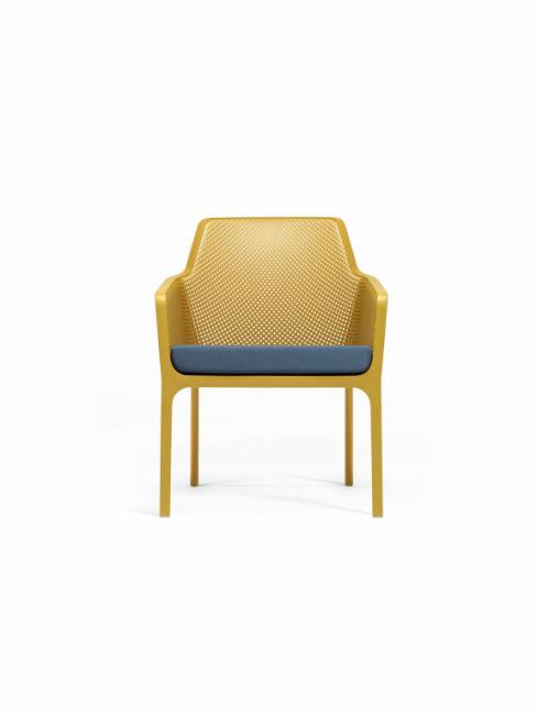 Подушка для кресла Net Relax деним 525х570х75 мм Подушка для кресла Net Relax деним 525х570х75 мм