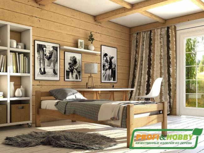 Кровать деревянная "Классика" 700 х 1900, сосна